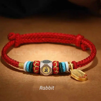 Chinese Zodiac Guardian Buddhas Seed Syllables Handmade Blessing Rope Bracelet-LuckyCharms.Shop