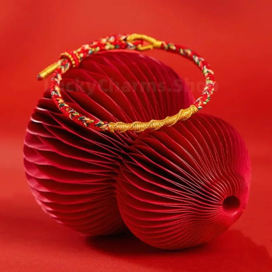 Chinese Zodiac Guardian Buddha Corresponding Color Blessing Dragon Knot Protective Bracelet-LuckyCharms.Shop