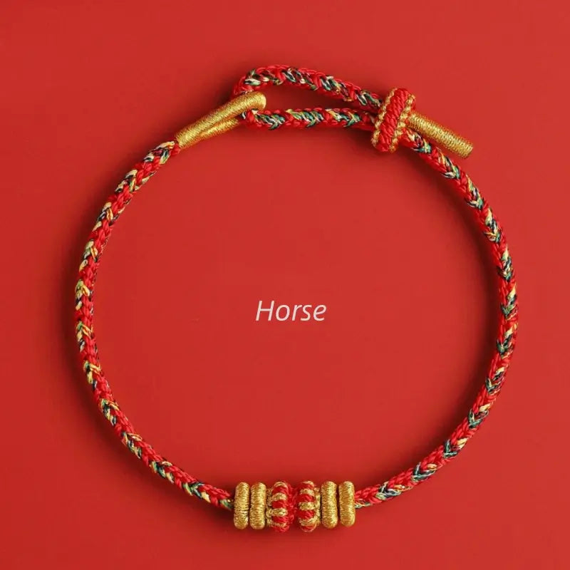 Mount Putuo Blessed DIY-friendly Zodiac Guardian Braided Bracelet-LuckyCharms.Shop
