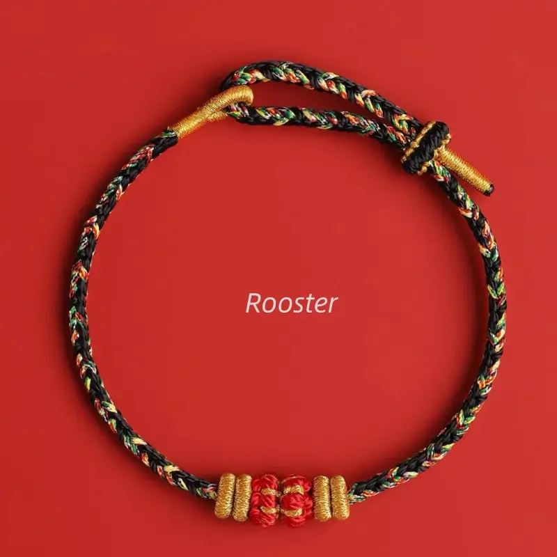 Mount Putuo Blessed DIY-friendly Zodiac Guardian Braided Bracelet-LuckyCharms.Shop