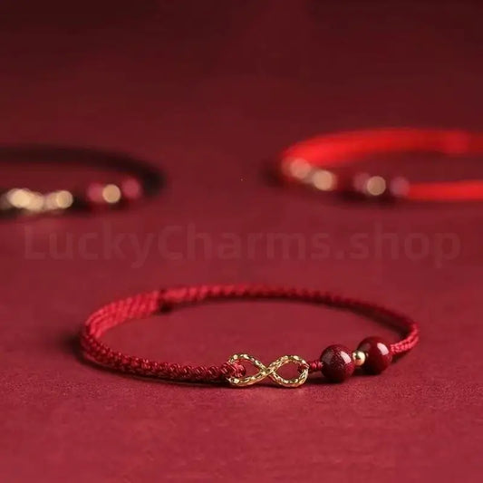 Infinity Symbol Wealth Handmade Braided Rope Bracelet Jewelry for Wealth -LuckyCharms.Shop