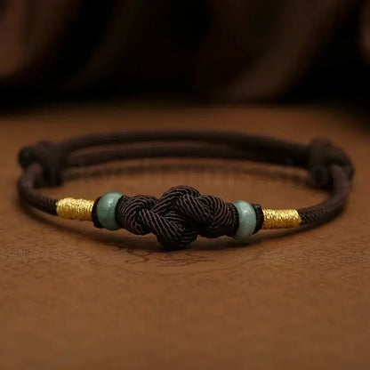 Truelove Knot Fortune-Turning Bead Lucky Handmade Rope Bracelet-LuckyCharms.Shop