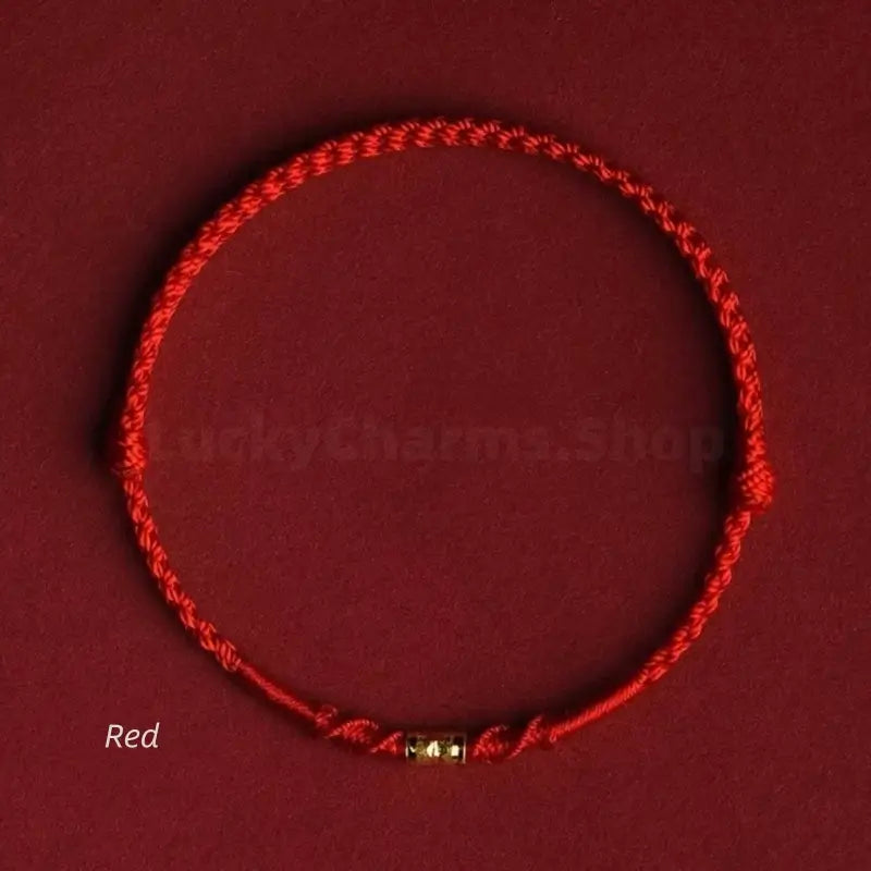 Putuo Mount 999 Pure Gold Lu Lu Tong Fortune Success Blessing Bracelet--LuckyCharms.Shop