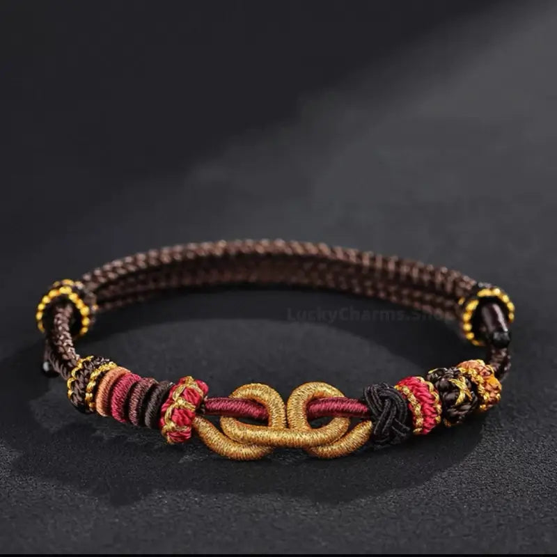 Black Myth Wukong Knot Chinese Style Braided Bracelet | Adjustable Romantic Gift Bracelet-LuckyCharms.Shop