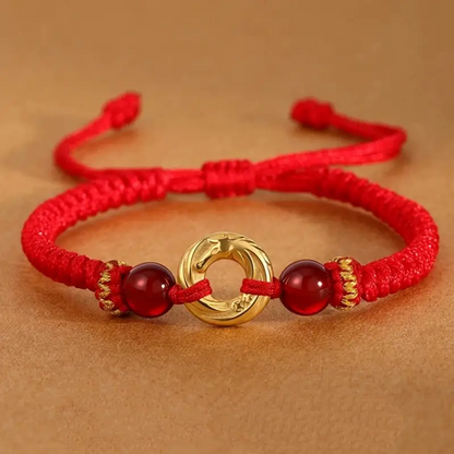 999シルバーメッキゴールドピースバックルカップルブレスレット | 瑪瑙の幸運ビーズ、バレンタインデーの記念日ギフト