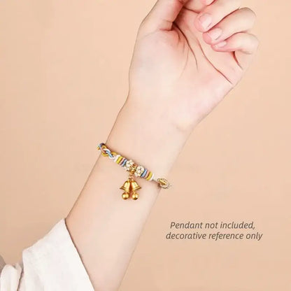DIY-Friendly Peach Blossom Knot Twist Chain Adjustable Braided Bracelet-LuckyCharms.Shop