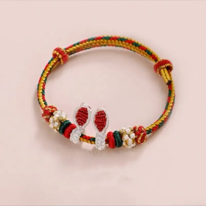 Lucky Rabbit Ear DIY Bracelet Adjustable Braided Friendship Jewelry for Girls Gift-LuckyCharms.Shop
