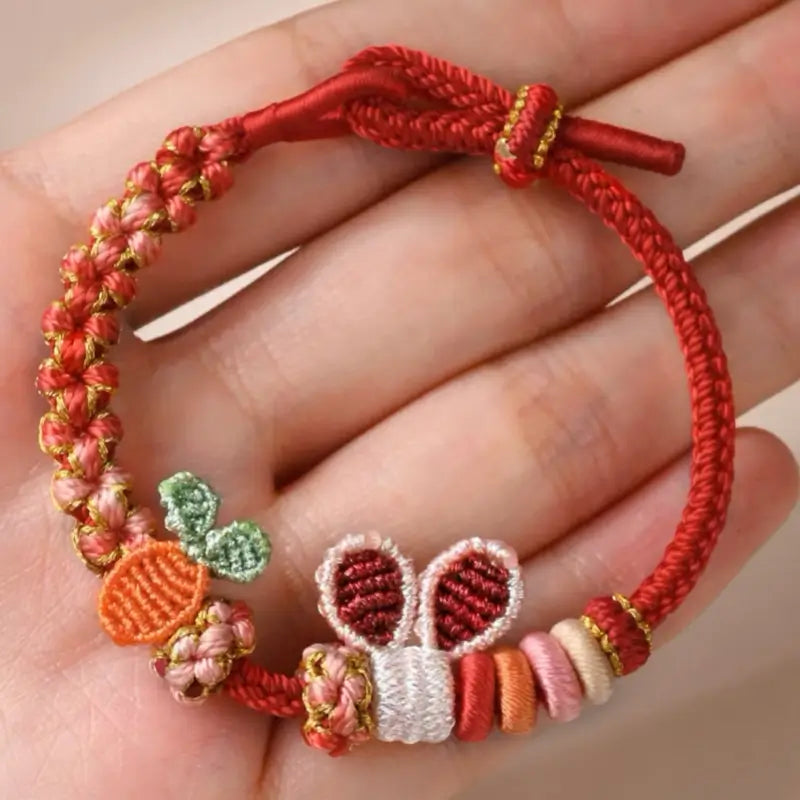 Bunny Ears Artisan DIY Cord Bracelet - 3mm Modular Cotton Hand Strand