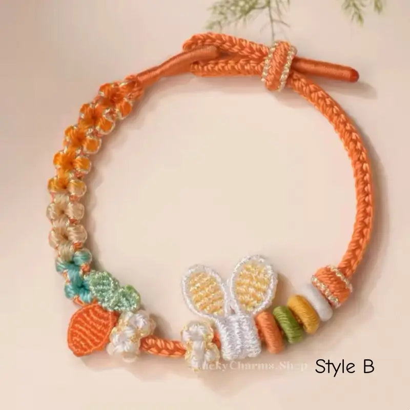 Bunny Ears Artisan DIY Cord Bracelet - 3mm Modular Cotton Hand Strand