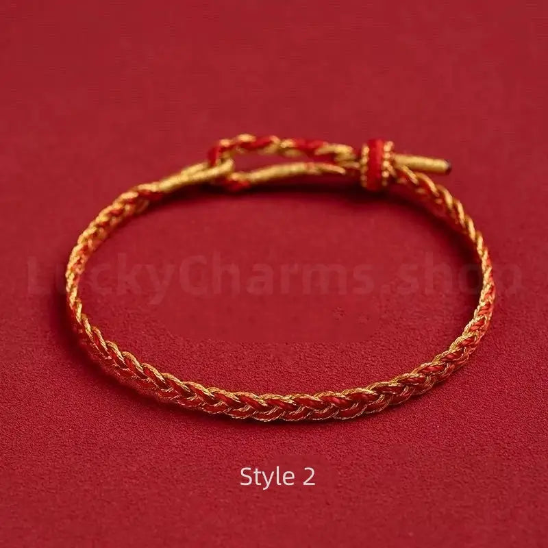 Snake-textured Five Colorful Braided Hand Rope Bracelet Luck Wisdom-LuckyCharms.Shop