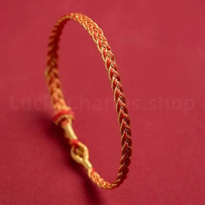 Snake-textured Five Colorful Braided Hand Rope Bracelet Luck Wisdom-LuckyCharms.Shop