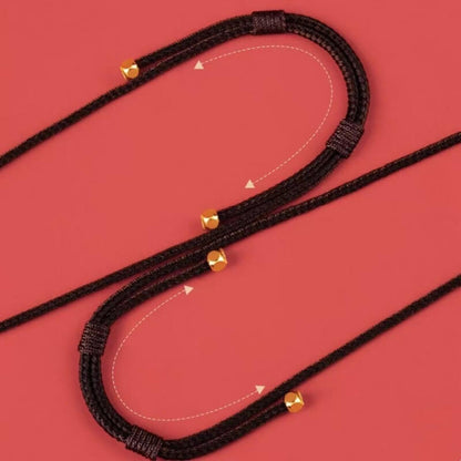 LuckyCharms Natural Cinnabar Peace Buckle Pendant Necklace