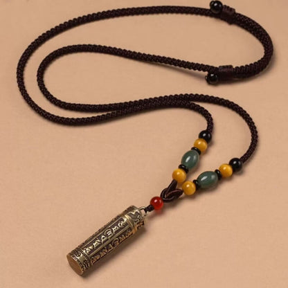 LuckyCharms Openable Brass Gau Box Pendant Necklace