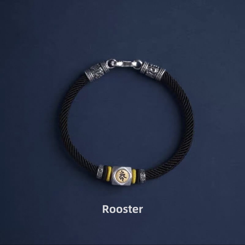 LuckyCharms Guardian Buddhas Seed Syllables Black Bracelet