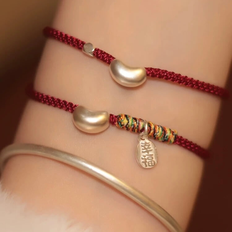 LuckyCharms Love Bean Love & Luck Handmade Rope Bracelet