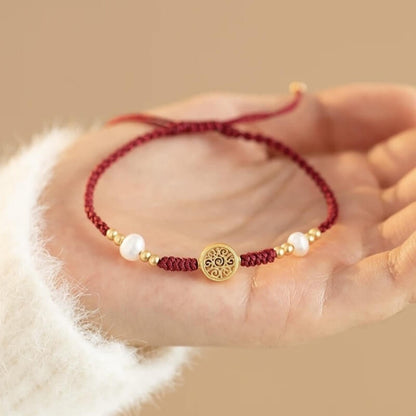 LuckyCharms Gold-Plated Money Tree Fortune-turning Braided Bracelet