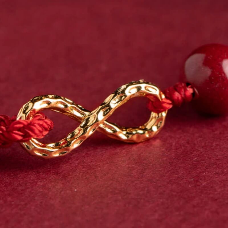 LuckyCharms Infinity Symbol Wealth Braided Rope Bracelet