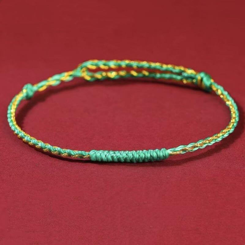 LuckyCharms Chinese Zodiac Protection Blessing Braided Rope Bracelet