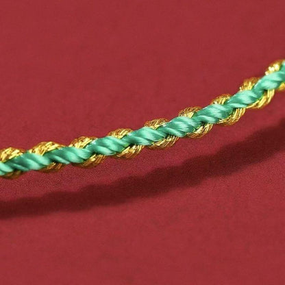 LuckyCharms Chinese Zodiac Protection Blessing Braided Rope Bracelet