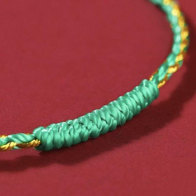 LuckyCharms Chinese Zodiac Protection Blessing Braided Rope Bracelet