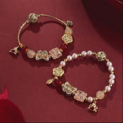 Palace Museum Imperial Treasure Butterfly Pearl Bracelet