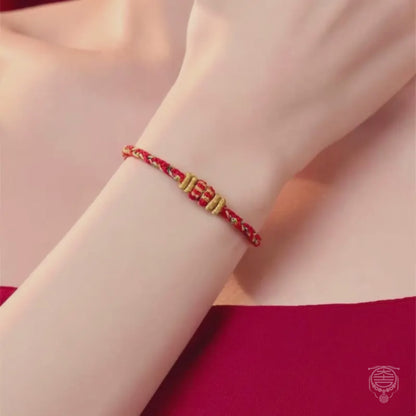 Bracelet tressé du gardien du zodiaque béni du Mont Putuo, facile à réaliser soi-même
