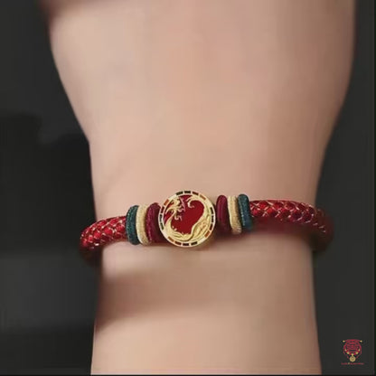 The Primordial Matrix Cord - Daoist Five Elements Empowerment 18K Gold-Plated 925 Sterling Silver Guardian Bracelet