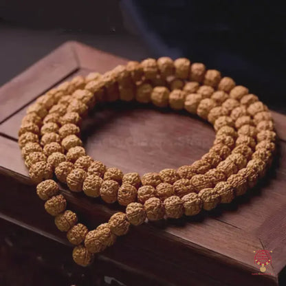 The Himalayan Zen Mala - Authentic Nepal 108 Rudraksha Prayer Beads